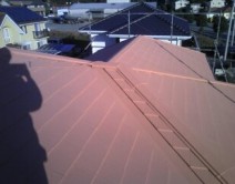 屋根：特殊セラミック　ガイナ仕上げの写真